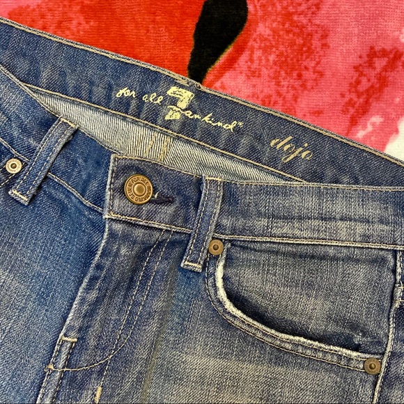 7 For All Mankind Jeans Dojo Bermuda Shorts - Picture 6 of 12